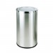 Thùng rác inox trắng nắp bập bênh